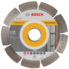 Коло алмазне відрізне PF Universal 125х22 сегментне Bosch 2608602192