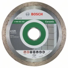 Коло алмазне відрізне PF Ceramic 125х22 кераміка Bosch 2608602202