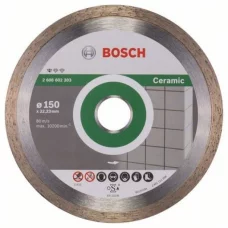 Круг алмазный отрезной PF Ceramic 150х22 керамика Bosch 2608602203