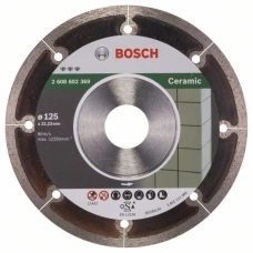 Коло алмазне відрізне ультратонке (1,2 мм) Best For Ceramic 125х22 Extraclean кераміка Bosch 2608602369