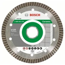 Круг алмазный отрезной ультратонкий (1,4 мм) турбо Best For Ceramic 125х22 Extraclean керамика Bosch 2608602479