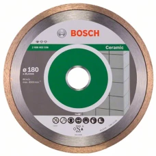 Коло алмазне відрізне PF Ceramic 180х25,4 кераміка Bosch 2608602536