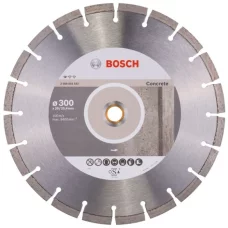 Круг алмазный отрезной PF Concrete 300х20/25,4 бетон Bosch 2608602543