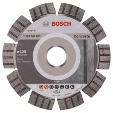 Круг алмазный отрезной Best For Concrete 125х22 бетон Bosch 2608602652