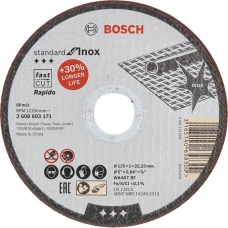 Коло відрізне Bosch Standard for Inox (125х1х22.23 мм) (2608603171)