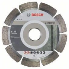 Алмазне відрізне коло по бетону Bosch PF Concrete (125х22.23) (2608603240)