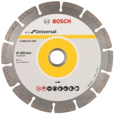 Алмазне відрізне коло по бетону Bosch ECO Universal (180х22.23) (2608615030)