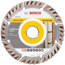 Коло алмазне відрізне PF Universal 125х22 сегмент Bosch 2608615059