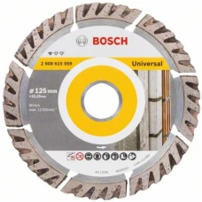 Алмазне відрізне коло по бетону Bosch PF Universal (125х22.23) (2608615060)