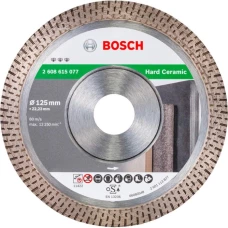 Коло алмазне відрізне Bosch Best for Hard Ceramic (125х22.23х1.4 мм, кераміка) (2608615077)