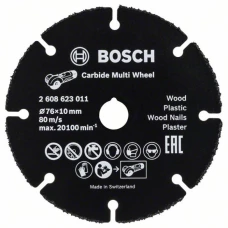 Коло відрізне Bosch Carbide Multi Wheel (76х1х10 мм) (2608623011)