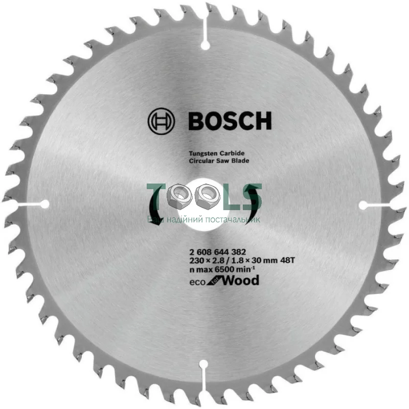 Пильный диск Bosch Optiline Wood ECO (230х30х48Т) (2608644382)