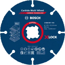 Коло відрізне Bosch Carbide Multi Wheel X-LOCK (125х1х22.23 мм) (2608901193)