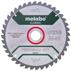 Пиляльний диск Metabo Precision cut Classic HW/CT (216x1.8x30 мм) (628060000)