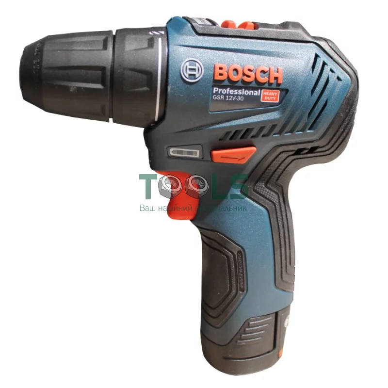 Дриль-шуруповерт акумуляторний Bosch GSR 12V-30 (12 В, 2 А/год) (06019G9000)