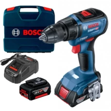 Дриль-шуруповерт акумуляторний Bosch GSR 18V-50 Professional (18 В, 2х2 А*год /5 А*год, 50 Н*м) (06019H5003)