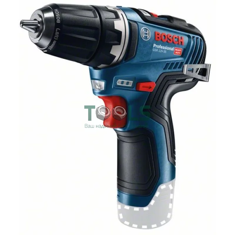 Акумуляторний дриль-шуруповерт Bosch GSR 12V-35 Professional (12 В, без АКБ) (06019H8000)