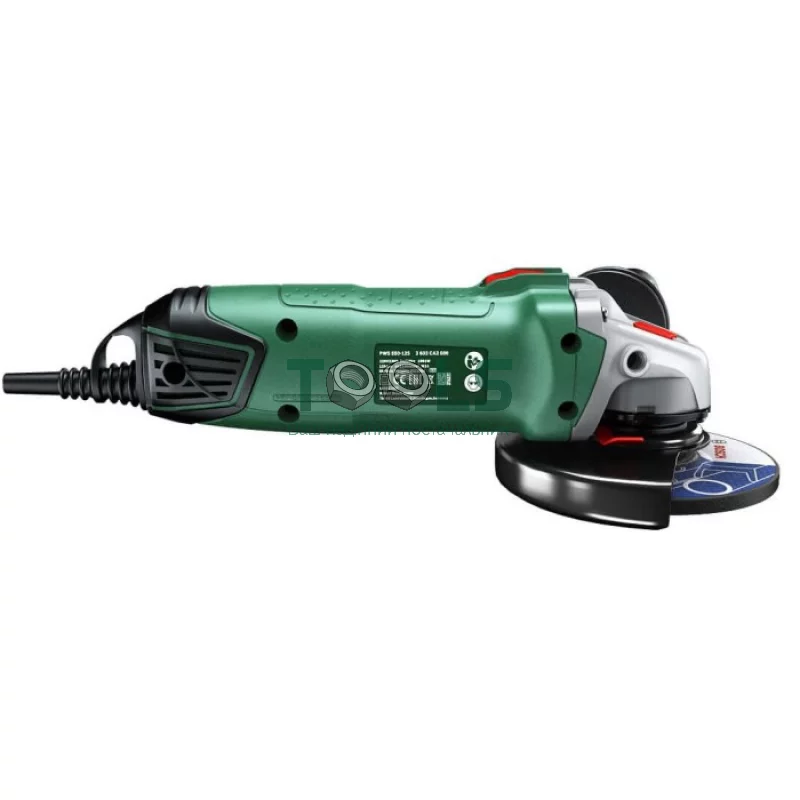 Кутова шліфувальна машина Bosch PWS 850-125 + кейс (850 Вт) (06033A2720)