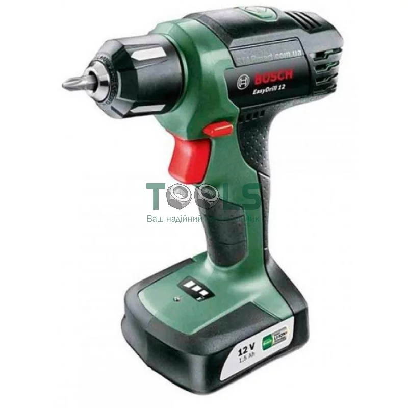 Аккумуляторная дрель-шуруповерт Bosch EasyDrill 12 (12 В, 1.5 А*ч) (06039B3001)