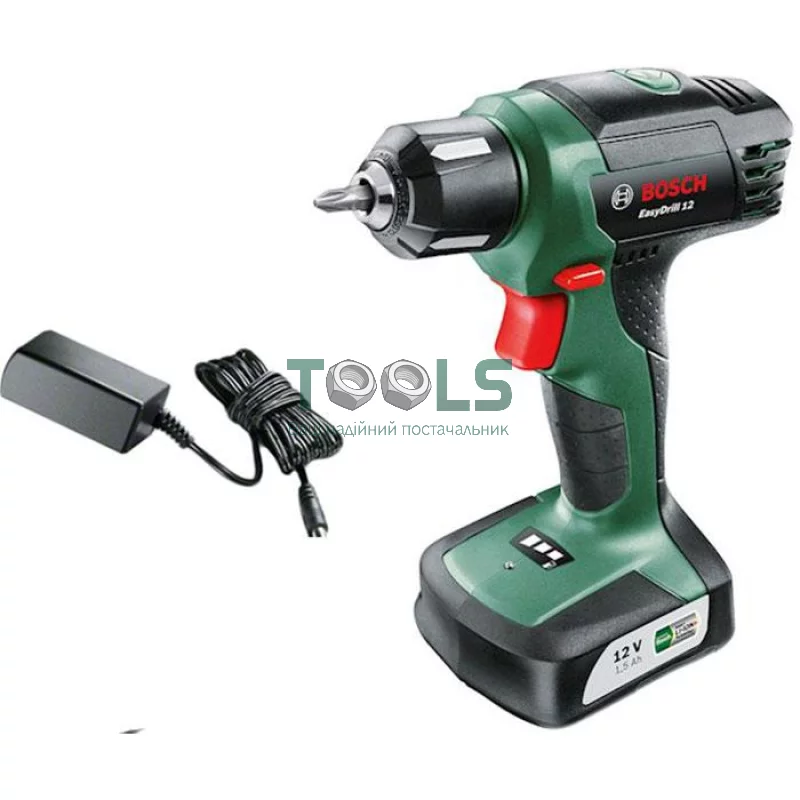 Аккумуляторная дрель-шуруповерт Bosch EasyDrill 12 (12 В, 1.5 А*ч) (06039B3001)