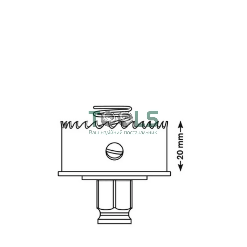 Коронка биметаллическая Bosch HSS Sheet Metal (22 мм) (2608584783)