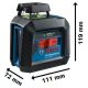 Нивелир лазерный Bosch GLL 2-20 G Professional (10 м) (0601065000) (0601065000)