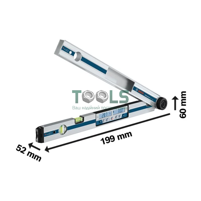 Цифровий куто-уклономір Bosch GAM 270 MFL Professional (0601076400)