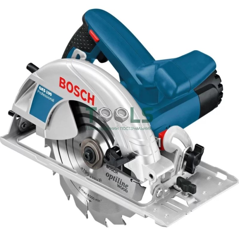 Пила дисковая Bosch GKS 190 + плоскогубцы (1.4 кВт, 190 мм) (0615990K33)