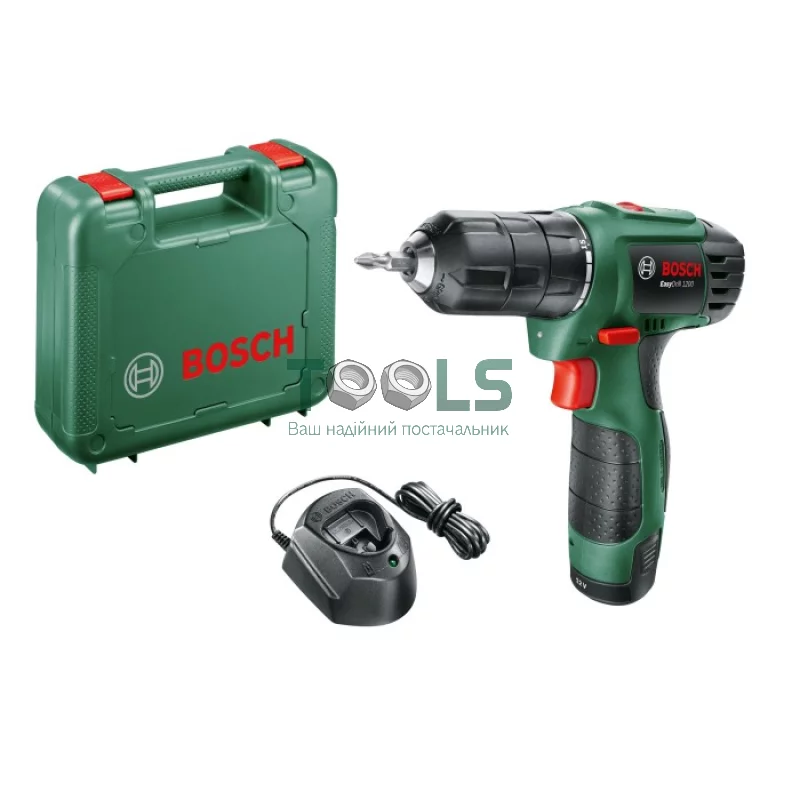 Аккумуляторная дрель-шуруповерт Bosch EasyDrill 1200 (12 В, 1.5 А*ч) (06039A210A)