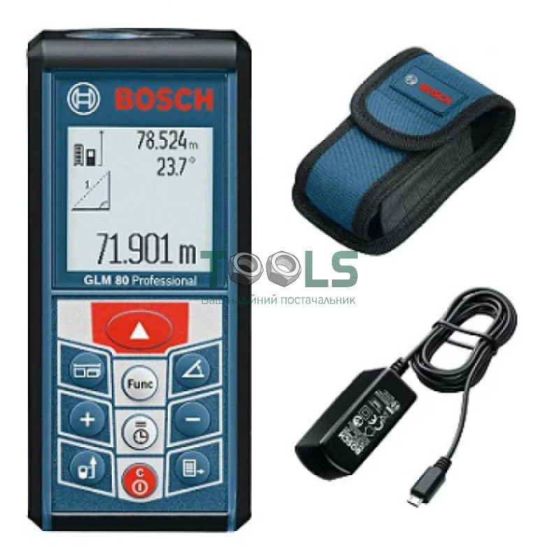 Лазерный дальномер Bosch GLM 80 + штатив BS 150