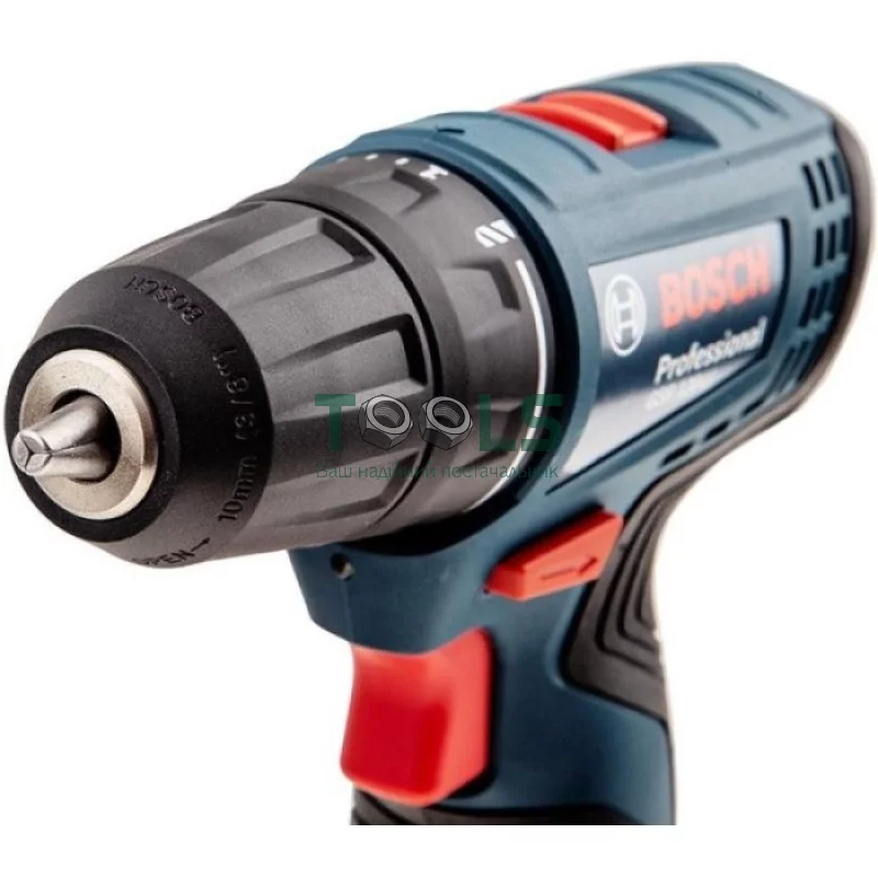 Шуруповерт аккумуляторный Bosch GSR 120-LI + GLI 12V-300 (12 В, 2х2 А*ч, 30 Н*м) (06019G8004)