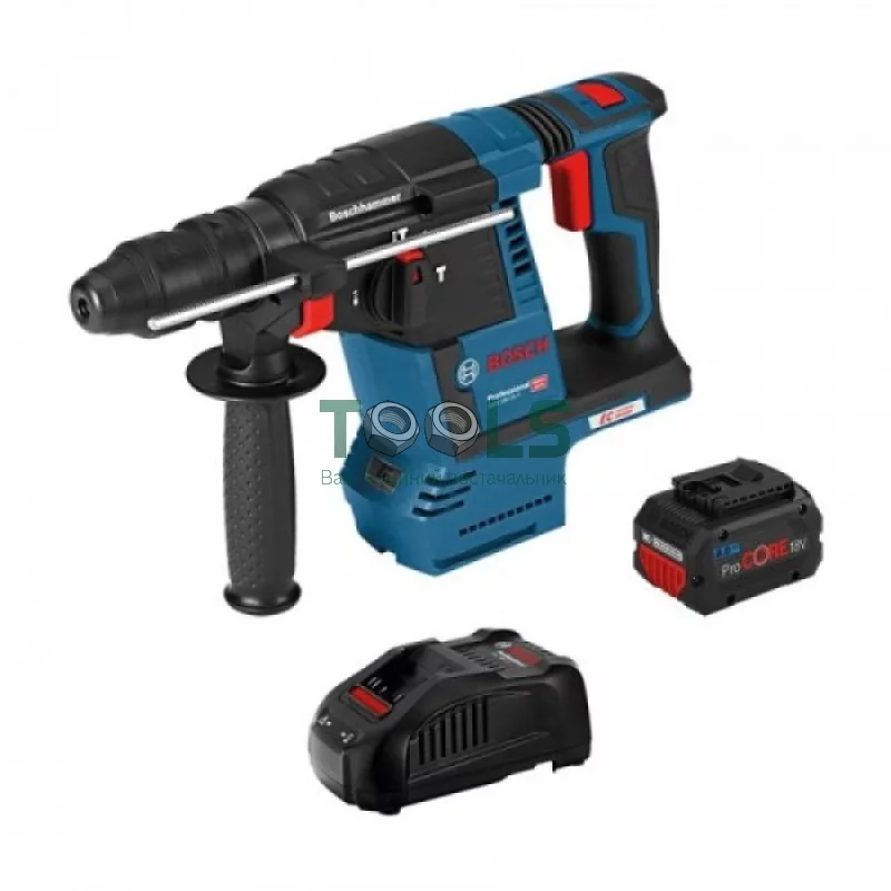 Перфоратор Bosch GBH 18V-26 Professional (18 В, 8 А*ч, 2.6 Дж) (0615990M3N)