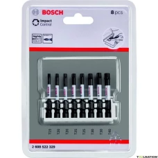 Набір біт для шуруповерта Bosch Impact Control (8 шт., 1/4