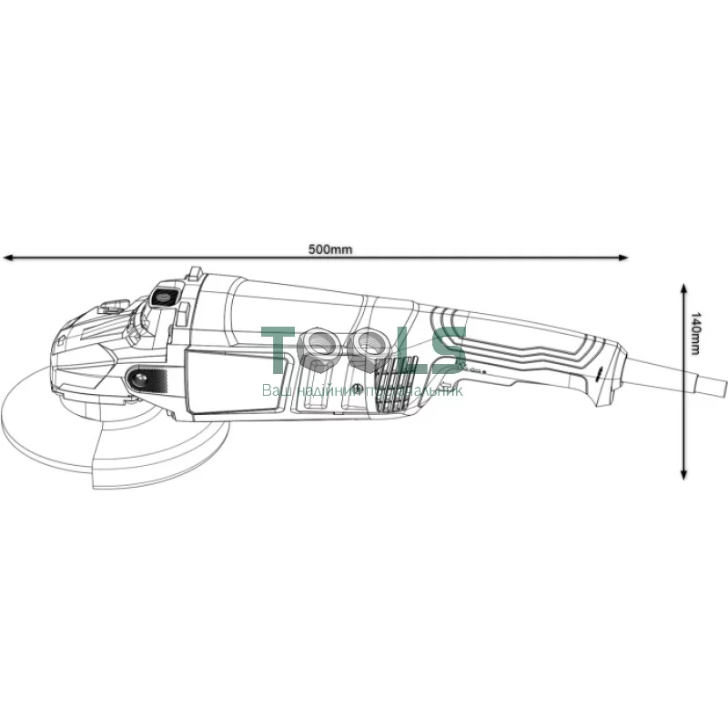 Угловая шлифмашина Bosch GWS 2200 Professional (2.2 кВт, 230 мм) (06018C1320)