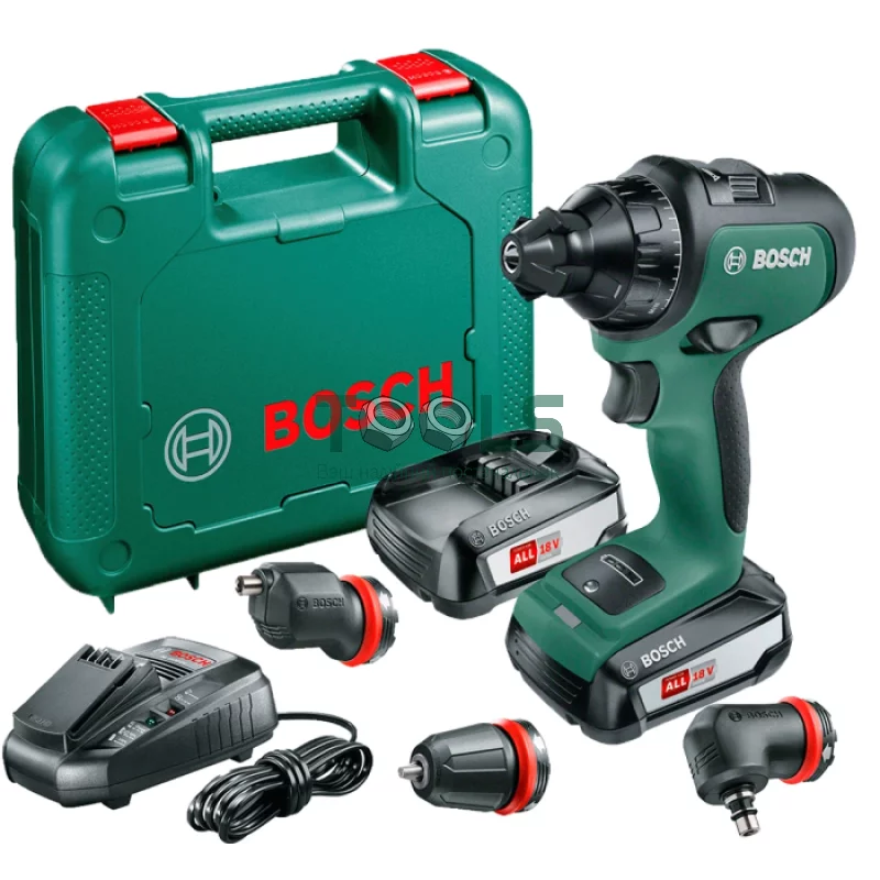 Аккумуляторный шуруповерт Bosch AdvancedDrill 18 Set (2х18 В, 2.5 А*ч) (06039B5003)