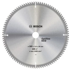 Диск пильний 305х30х100Т Optiline Eco Bosch 2608641797