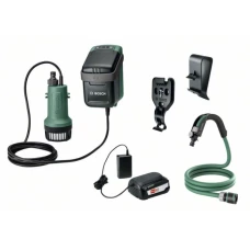 Акумуляторний насос Bosch GardenPump 18 (18 В, 2.5 А*год, 2000 л/год) (06008C4200)