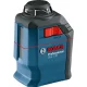 Линейный лазерный нивелир Bosch Professional GLL 2-20 + BM3 + кейс (20 м) (0601063J00)