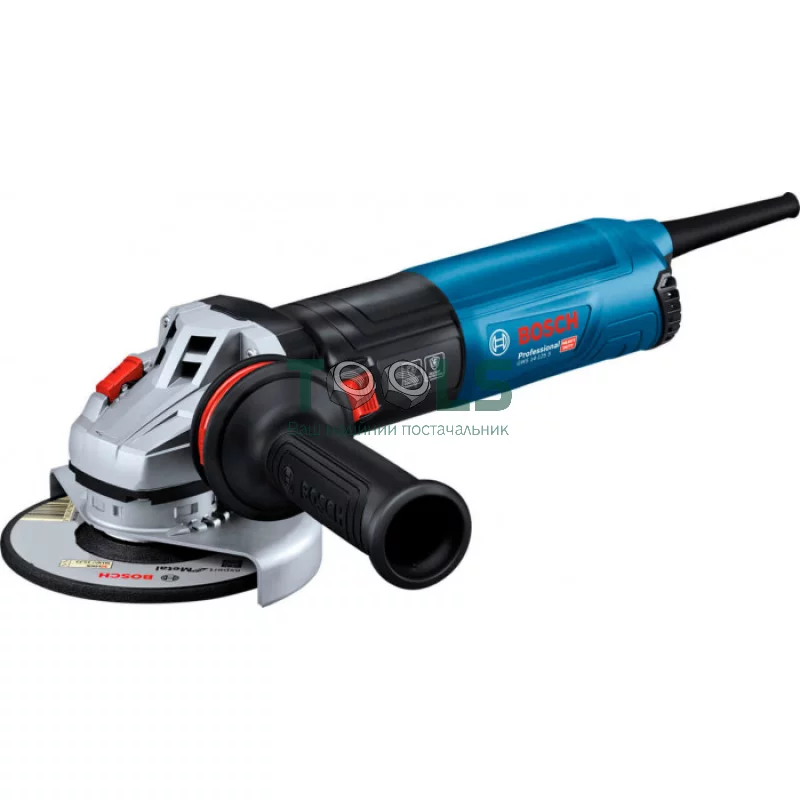 Кутова шліфувальна машина Bosch GWS 14-125 S Professional + кожух з пиловідведенням Mechanic AirDuster 125 (06017D0100+19568442013)