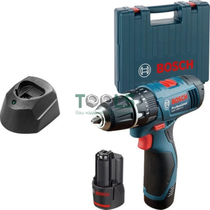 Шуруповерт аккумуляторный Bosch GSR 120-LI (12 В, 1.5 А/ч) (06019F7001)