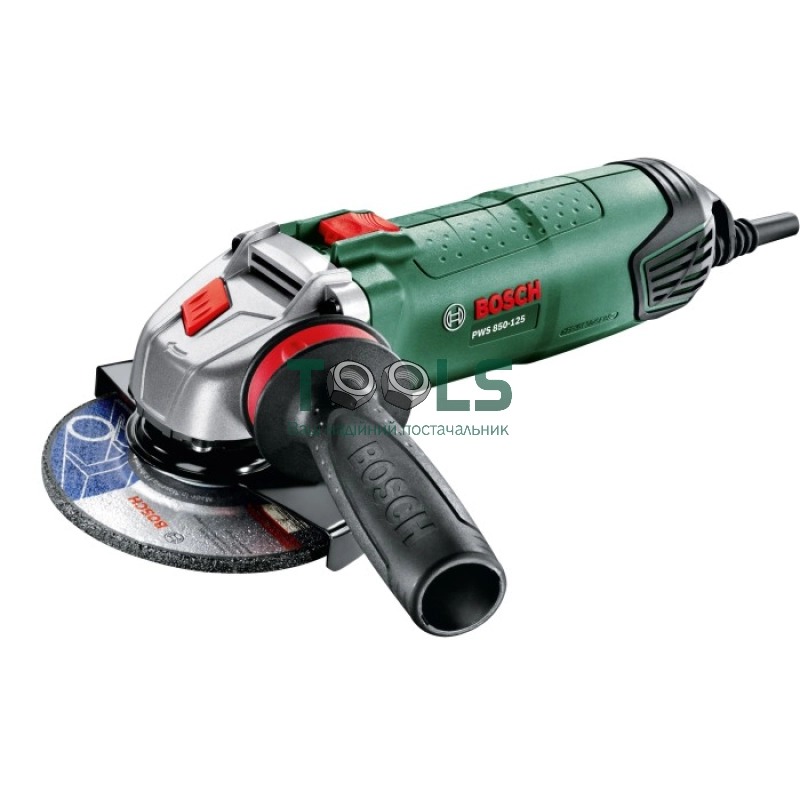 Угловая шлифовальная машина Bosch PWS 850-125 (0.85 кВт, 125 мм) (06033A270B)