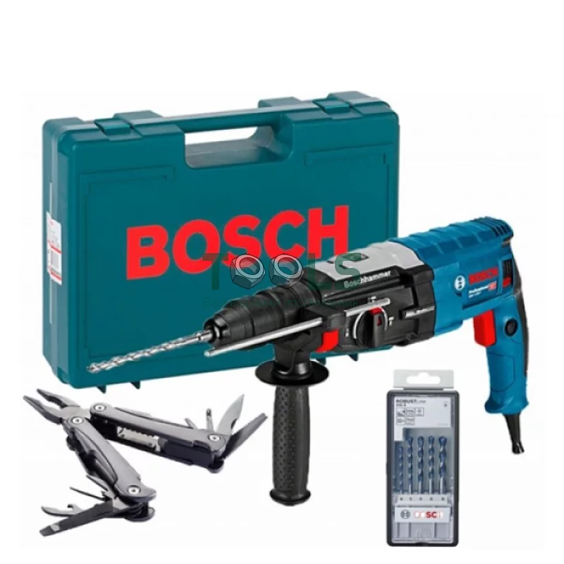 Перфоратор Bosch GBH 2-28 F + Swiss Peak Multitool (0615990L0F)