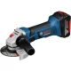 Кутова шліфувальна машина акумуляторна Bosch GWS 18-125 V-Li Professional (18 В, 4 А*год) (0615990L6G)