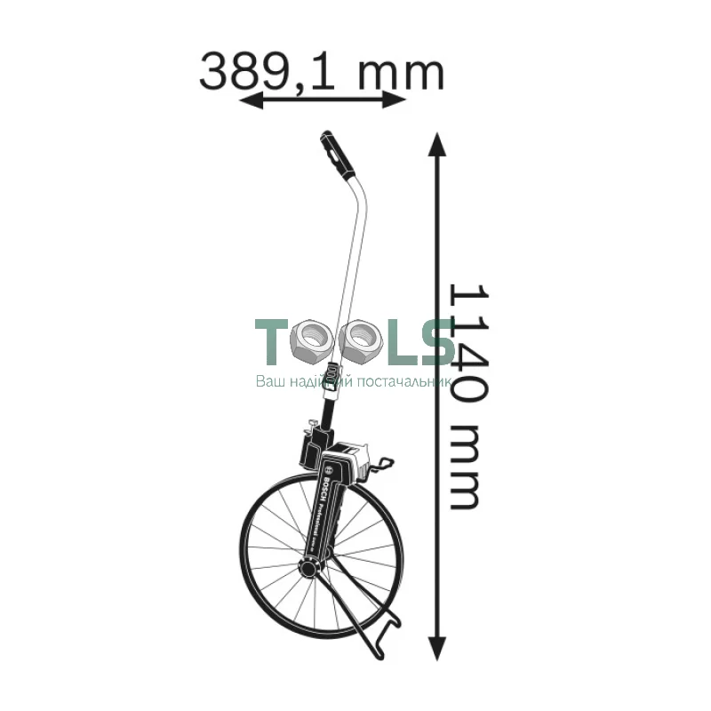 Дорожній курвіметр Bosch GWM 40 (389 мм) (0601074100)