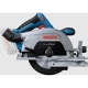 Акумуляторна дискова пилка Bosch Professional GKS 185-LI (18 В, без АКБ, 165 мм) (06016C1221)