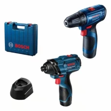 Дрель-шуруповерт Bosch GSR 120-LI + гайковерт Bosch GDR 120-LI (12 В, 2х2 А*ч) (06019G8023)