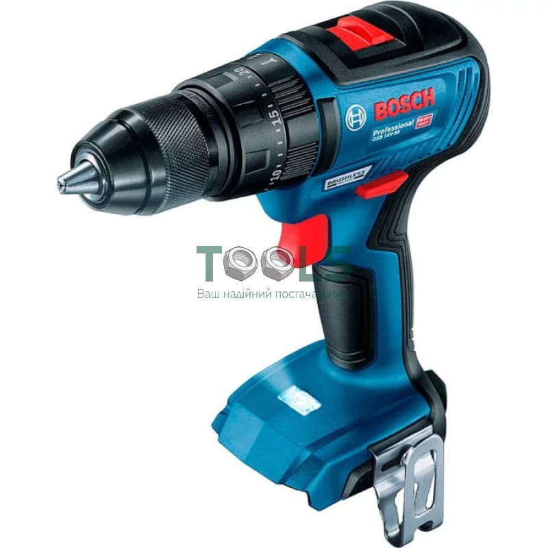 Аккумуляторная дрель-шуруповерт Bosch GSB 18V-50 Professional (18 В, без АКБ) (06019H5102)