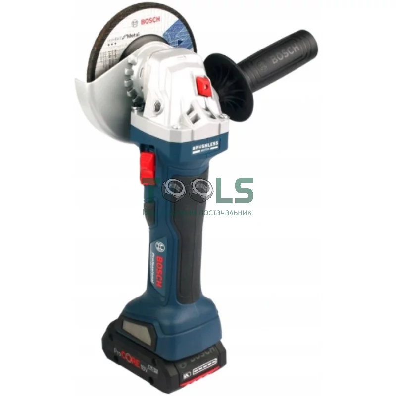 Аккумуляторная угловая шлифмашина Bosch GWS 180-LI Professional (18 В, 4 А*ч, 125 мм) (06019H9025)