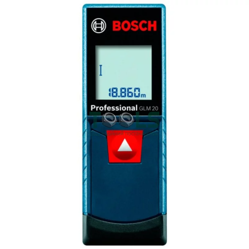 Цифровий лазерний далекомір Bosch GLM 20 Professional (0.15-20 м) (0601072E00)