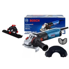 Кутова шліфувальна машина Bosch GWS 17-125 S Professional + насадка для різу Distar Mechanic Slider 2.0 (06017D0300+19568442113)